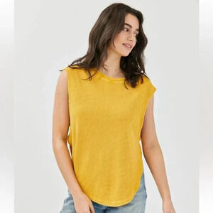 Urban Outfitters BDG Marni Tunic Muscle Tank in Mustard Women’s Small